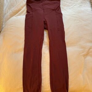 Lululemon Power Thru High Rise Tight Pant 25”